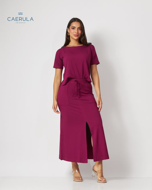 Set Comfy de Falda Larga