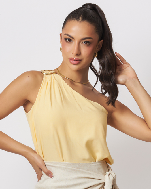 Blusa 1 hombro